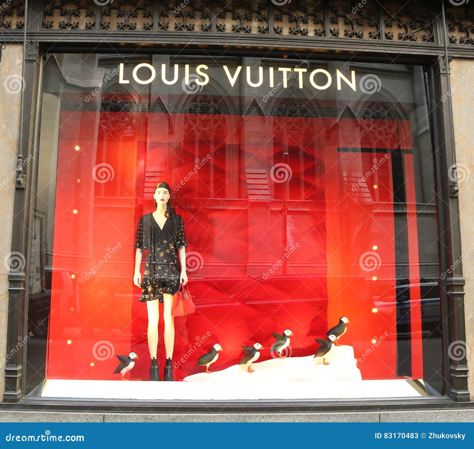 Louis Vuitton Holidays-Fensteranzeige An Sack-Fifth Avenue -Luxuskaufhaus In Manhattan ...