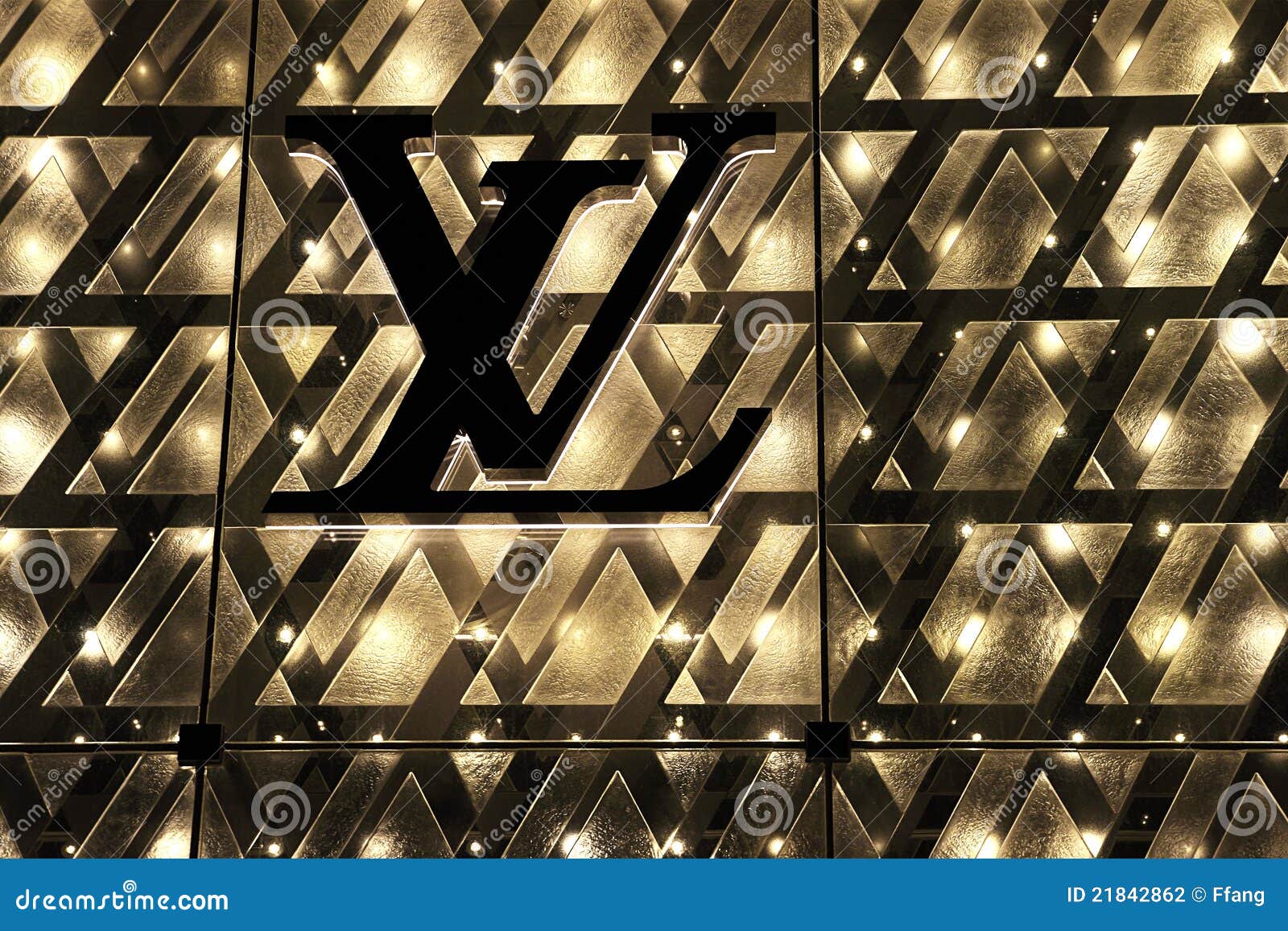 Louis Vuitton Logo editorial photo. Illustration of beauty - 227713816