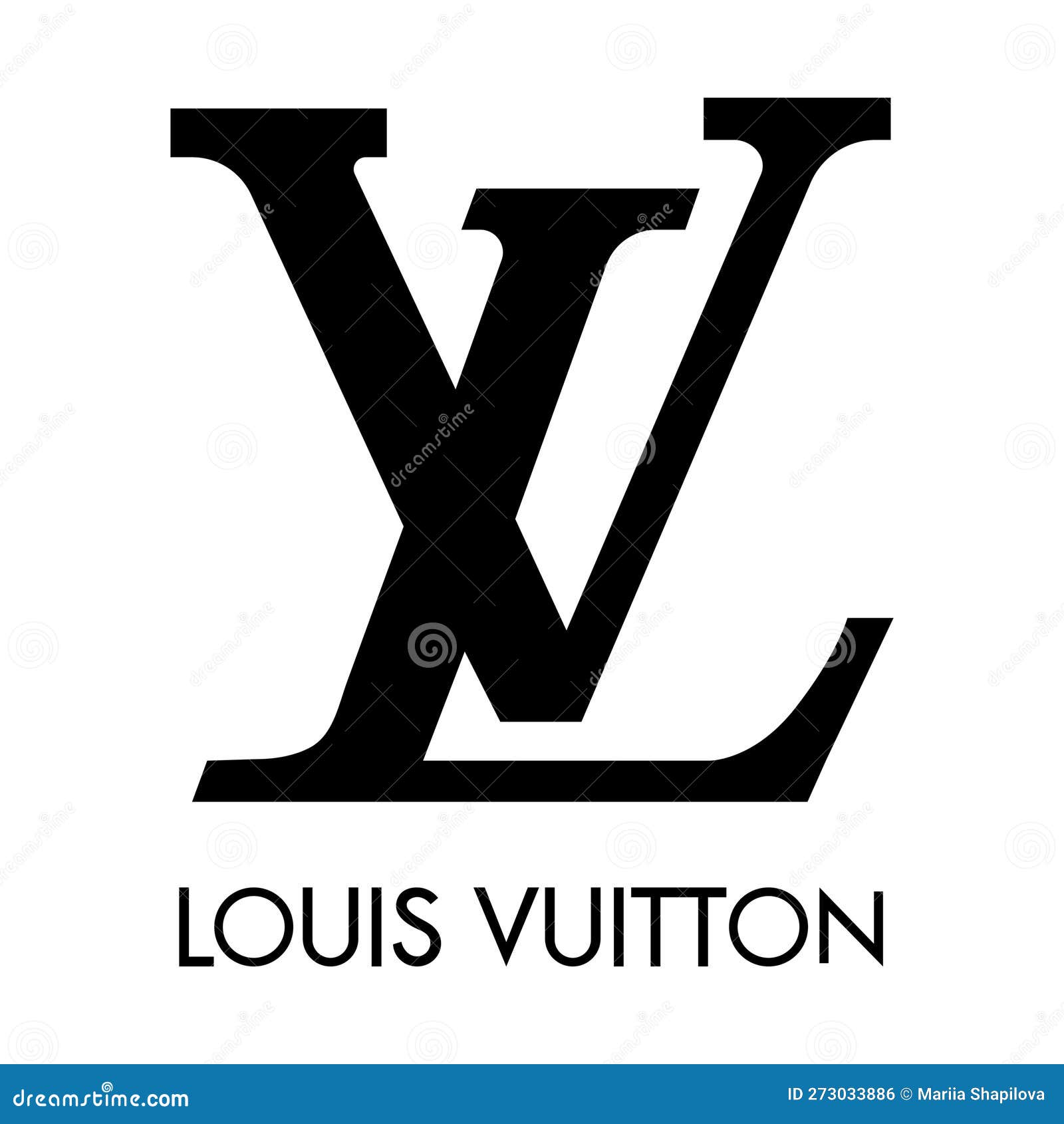 Louis Vuitton Logo editorial photo. Illustration of beauty