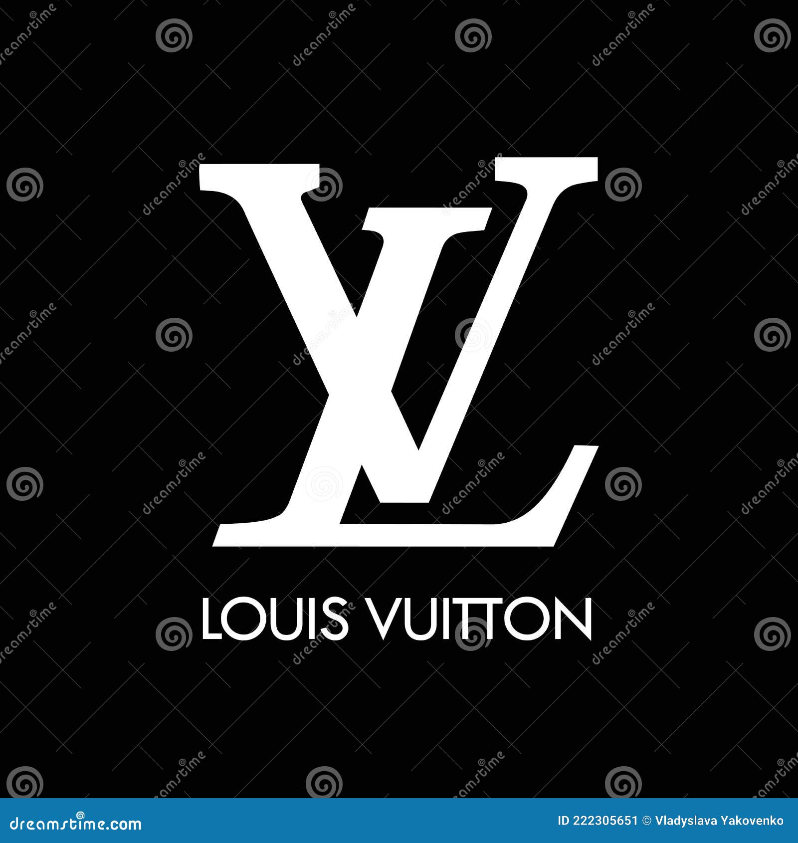 Louis Vuitton. Logo Popular Clothing Brand. LOUIS VUITTON Famous