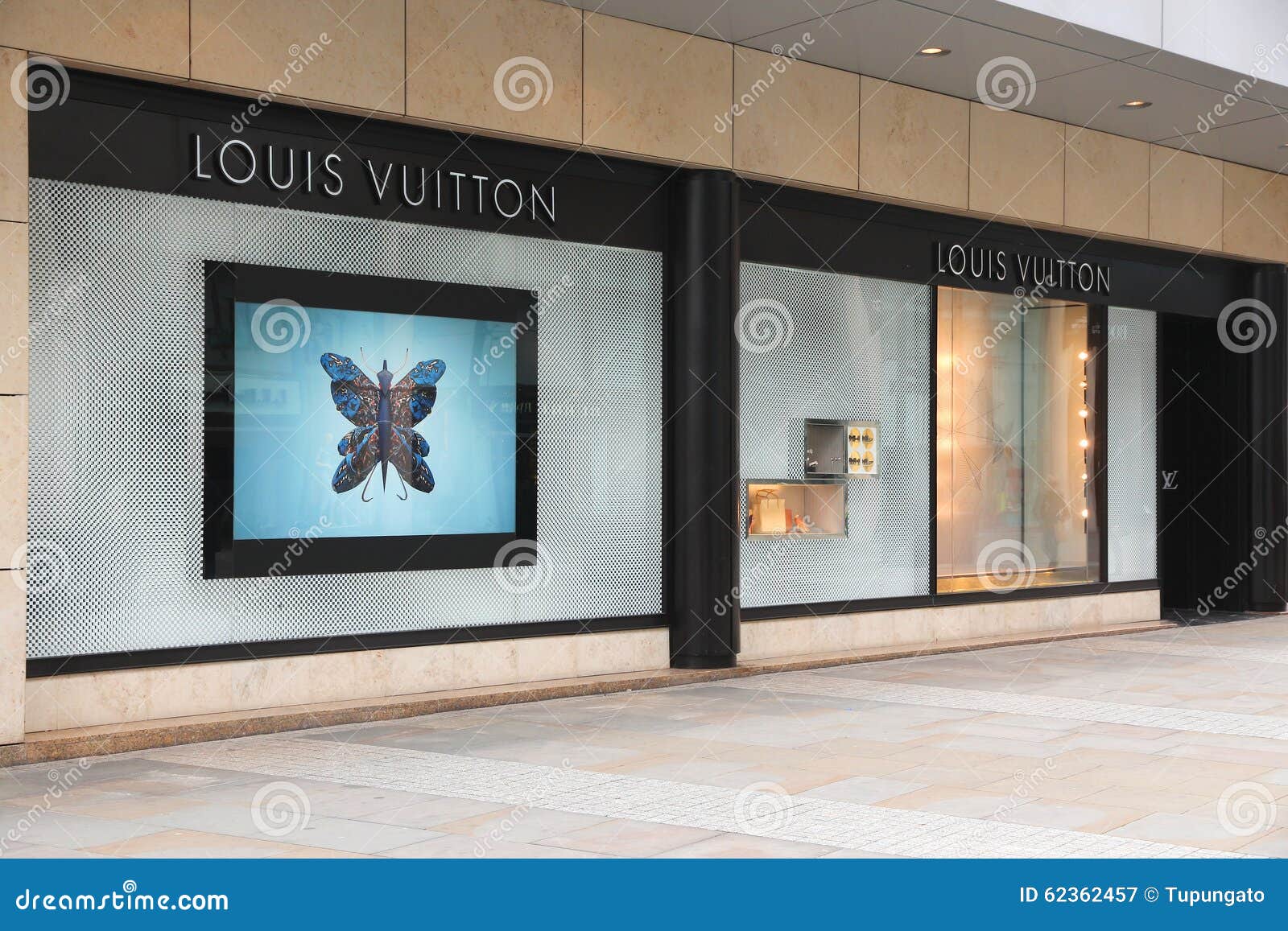 Louis Vuitton luxury store editorial photography. Image of design - 62362457