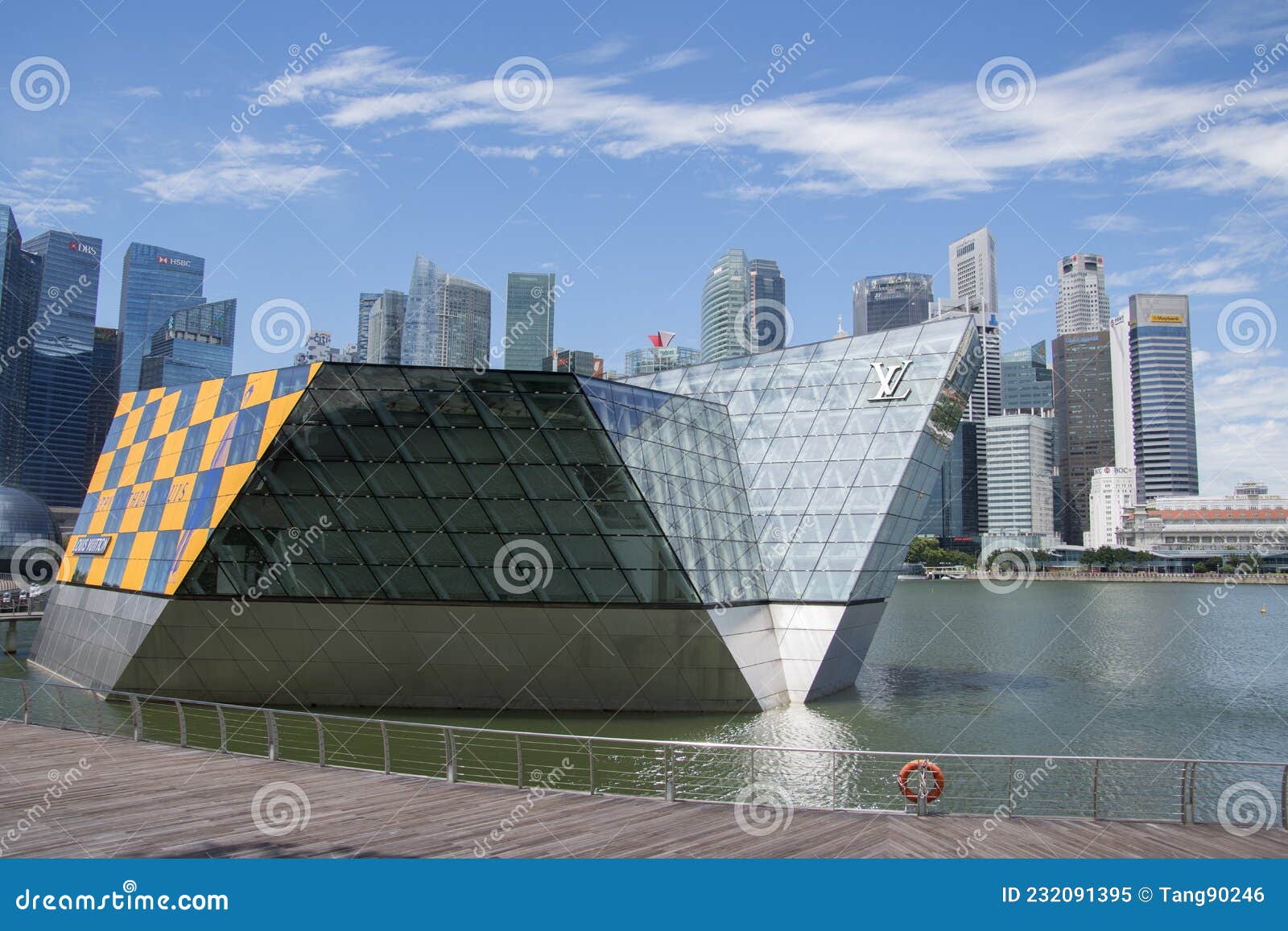 Crystal Pavilion Louis Vuitton Singapore Stock Photo - Download
