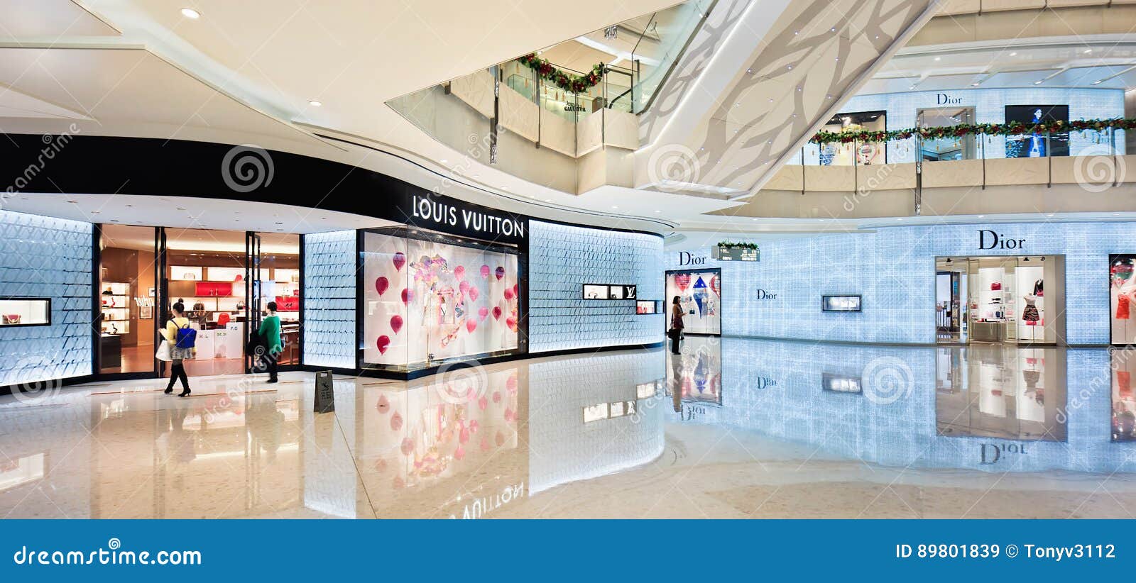 Louis Vuitton Store In Shanghai Stock Photo - Download Image Now