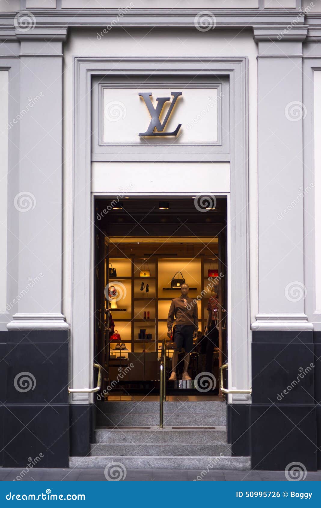 Louis Vuitton shop editorial photo. Image of fashion - 50995726