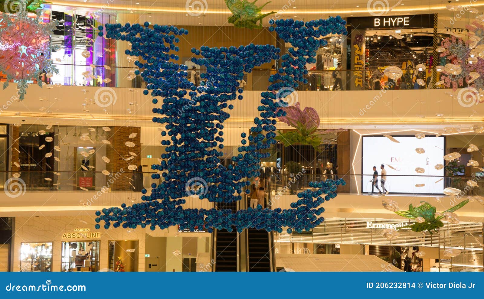 Louis Vuitton Shopping Mall Display Editorial Stock Image - Image of brand,  display: 206232814