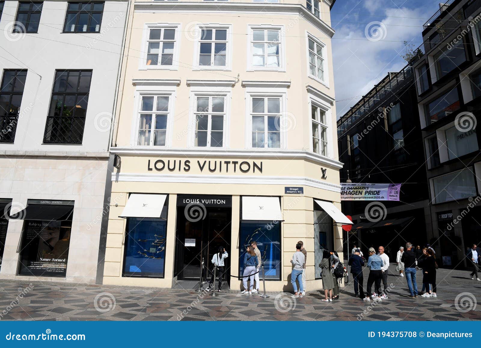 Copenhagen, Denmark. 10.May 2021, Louis Vuitton shopprs with LouisVuitton  shopping bags in anis capital. . Photo..Francis Joseph Dean/Deanpictures  Stock Photo - Alamy