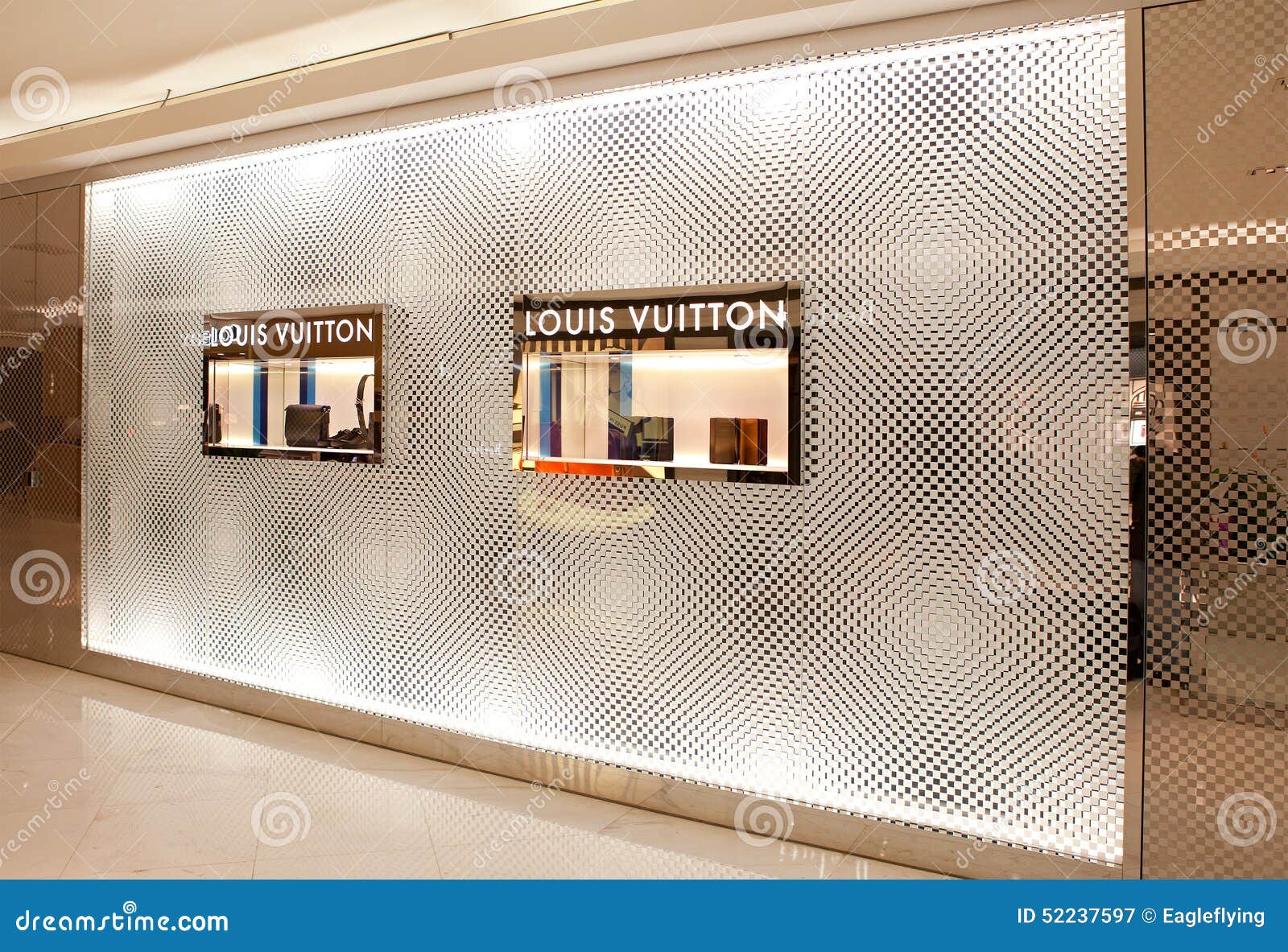 Louis Vuitton Store In Shanghai Stock Photo - Download Image Now