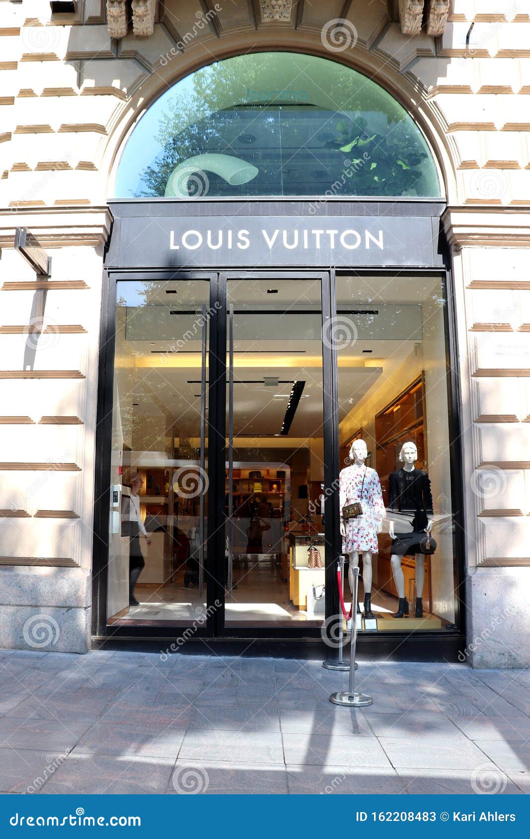 Louis Vuitton Store Entrance in Helsinki, Finland Editorial Stock Photo ...