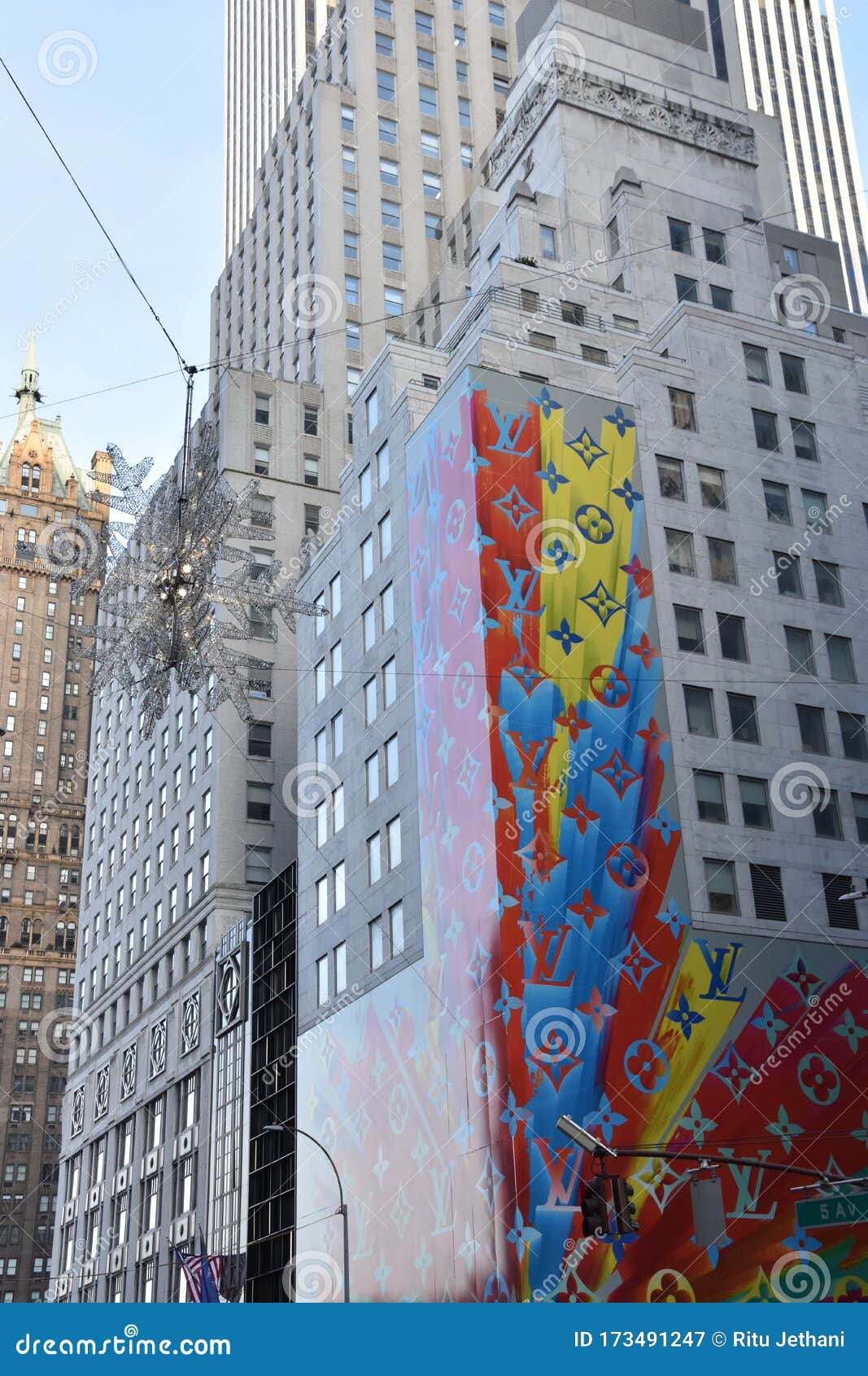 Louis Vuitton Store on Fifth Avenue in Manhattan, New York