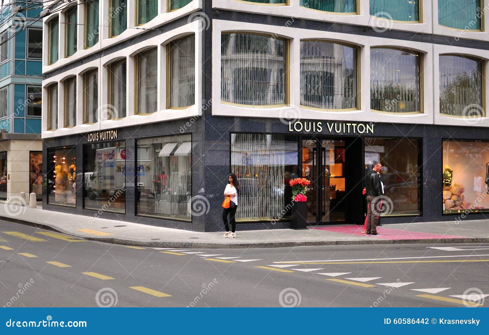 Louis Vuitton Store, Geneva Editorial Photography - Image of