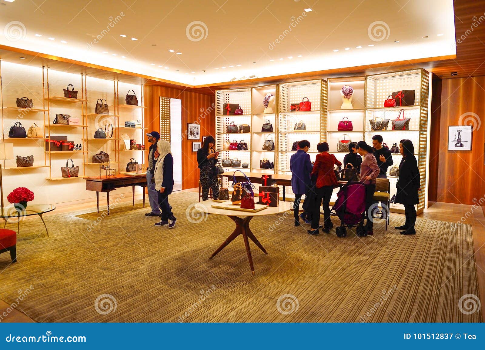 Louis Vuitton store editorial stock image. Image of interior - 101519054
