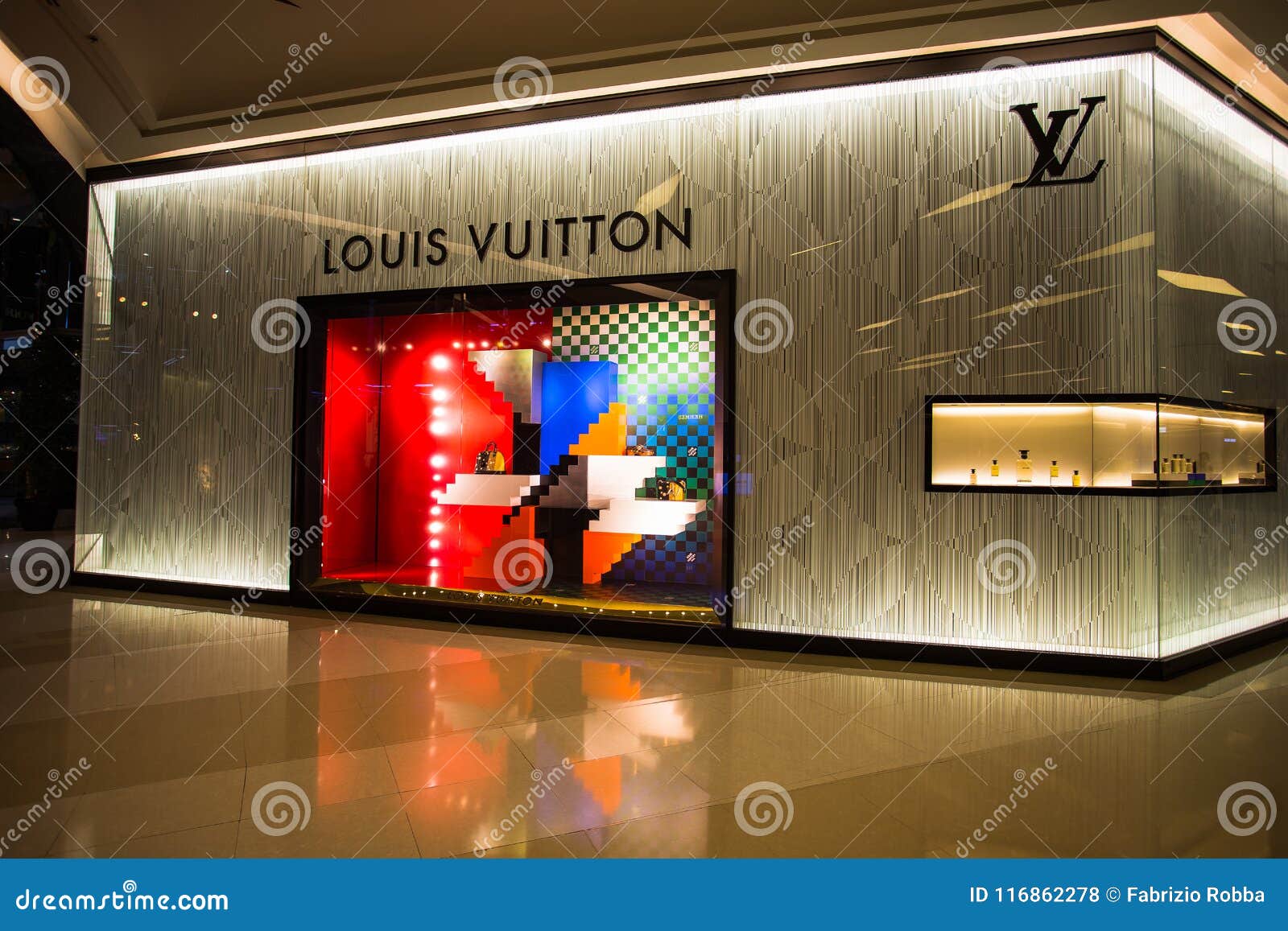 Louis Vuitton Store in Siam Paragon Mall in Bangkok, Thailand