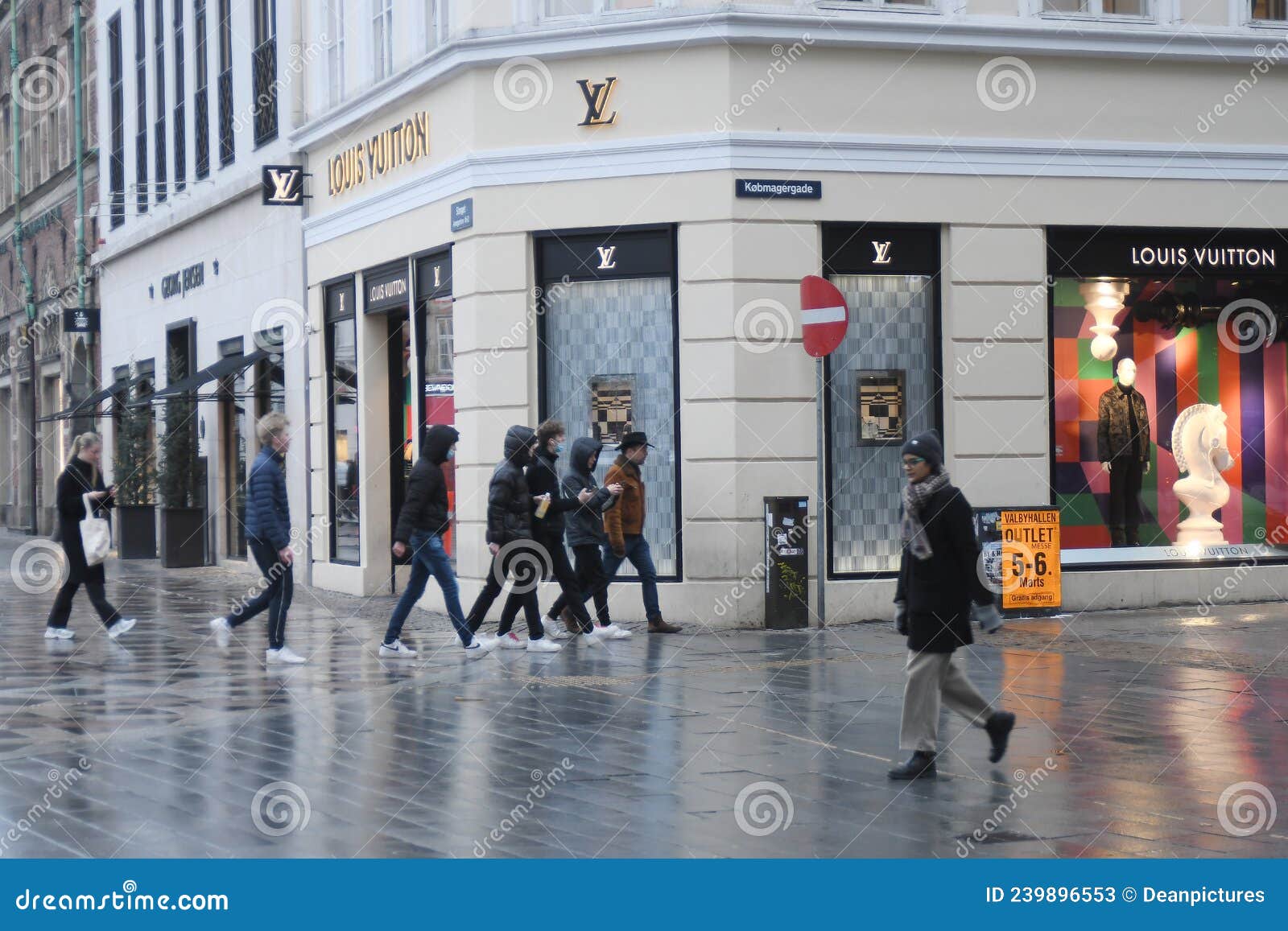 Airplane Flying Over Advertising Billboard with Louis Vuitton Logo.  Editorial 3D Rendering Editorial Photo - Image of popular, advertising:  90108546