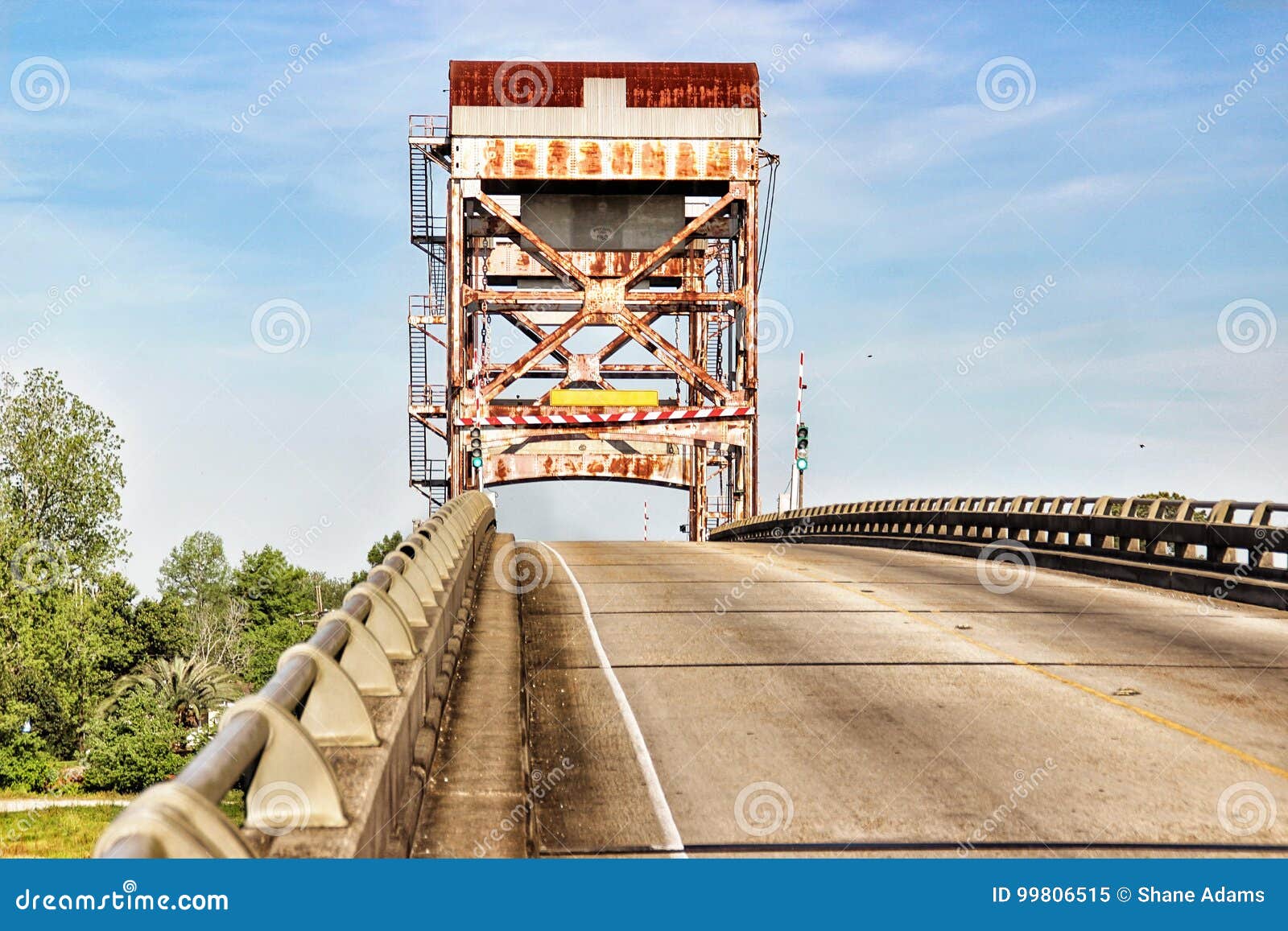 Louisiana Bridge stock image. Image of southern, lafourche 99806515