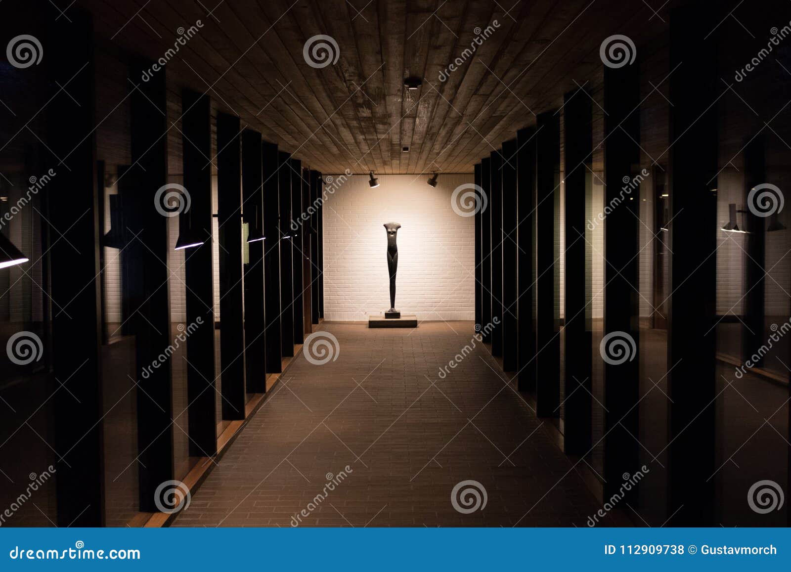 Louisiana Museum of Modern Art, Humlebæk, Denmark Stock Photo - Image of perspective, dark: 112909738