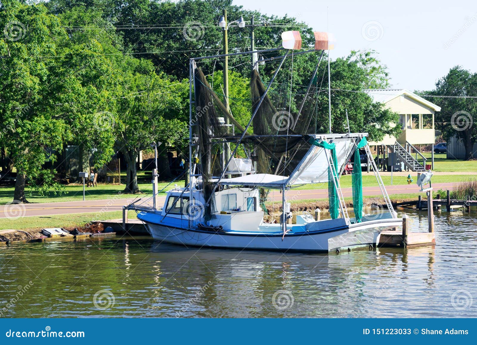 Louisiana Shrimp Boat stock image. Image of states, water 151223033