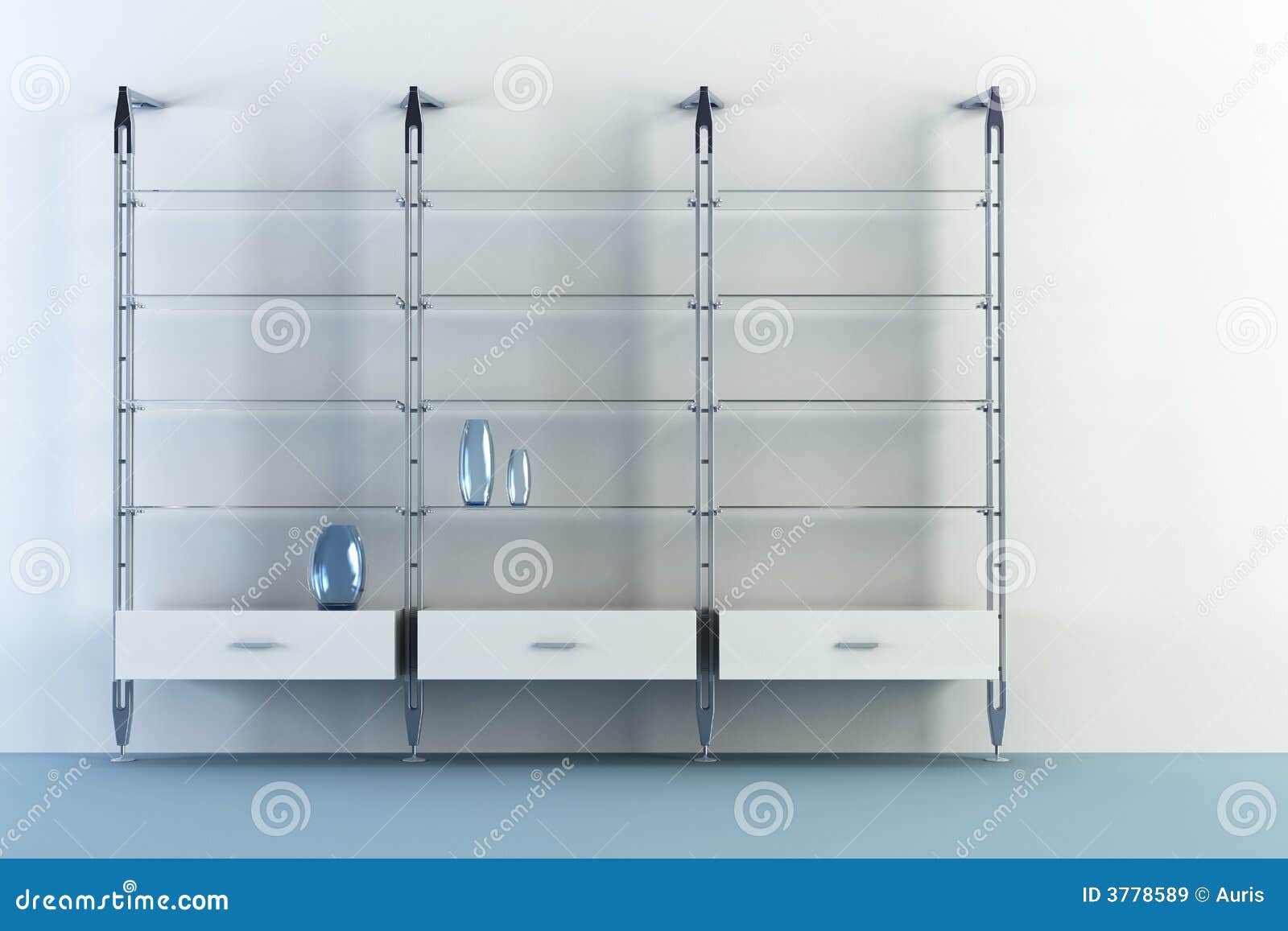 Lounge Room Interior with Bookshelf Stock Illustration Illustration