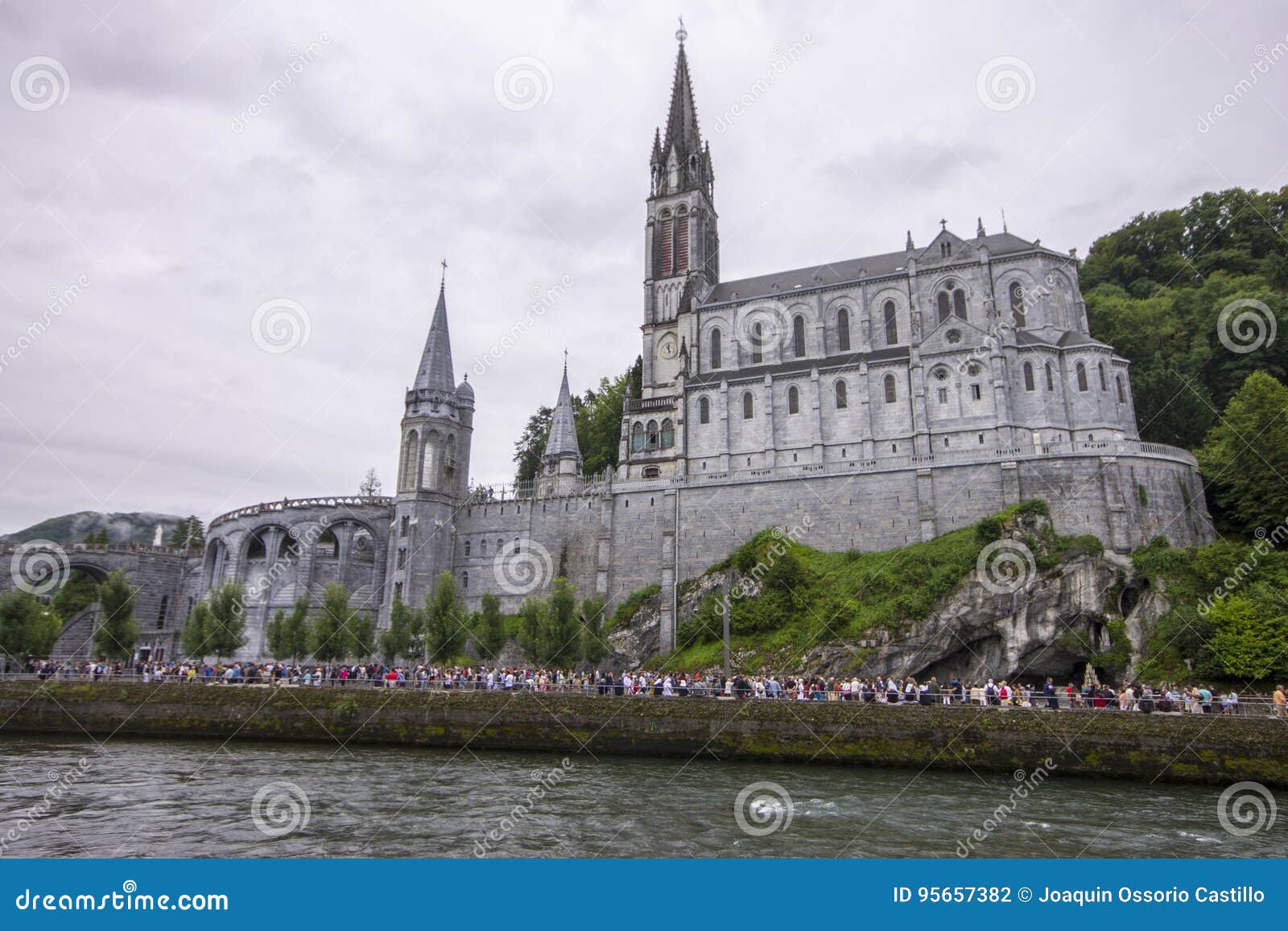 Lourdes, France editorial photography. Image of france - 95657382
