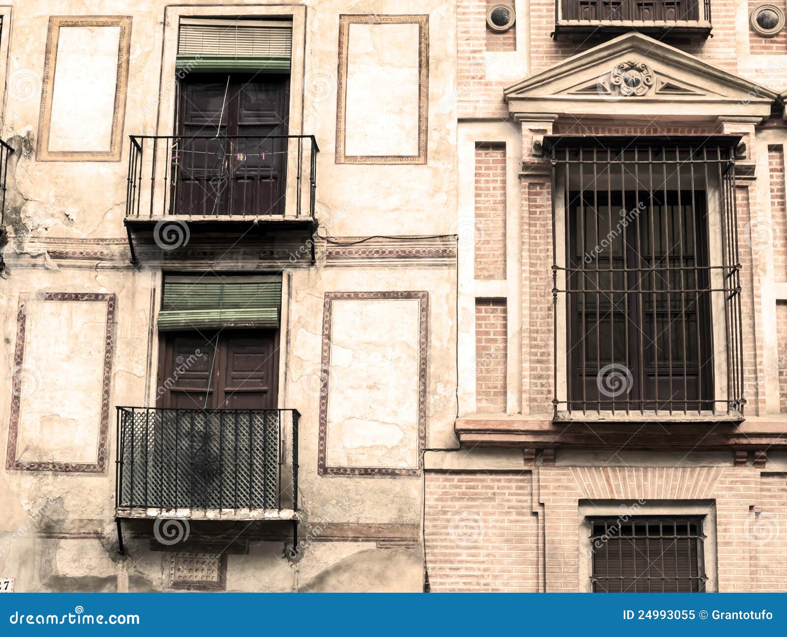 Louvered windows stock image. Image of historic, urban 24993055
