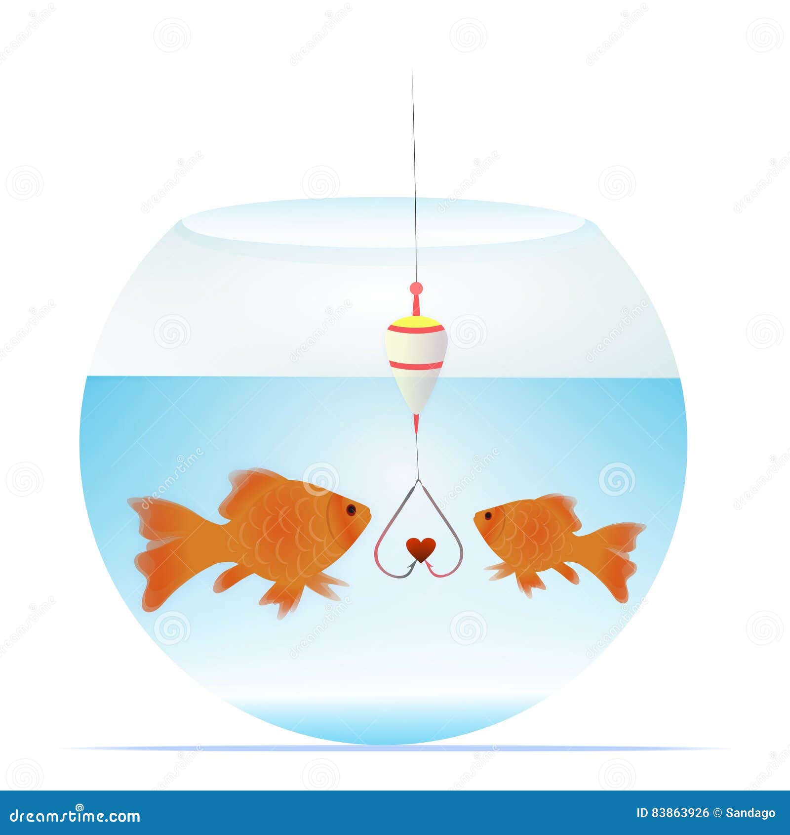 https://thumbs.dreamstime.com/z/love-bait-vector-illustration-two-little-gold-fish-shape-heart-83863926.jpg