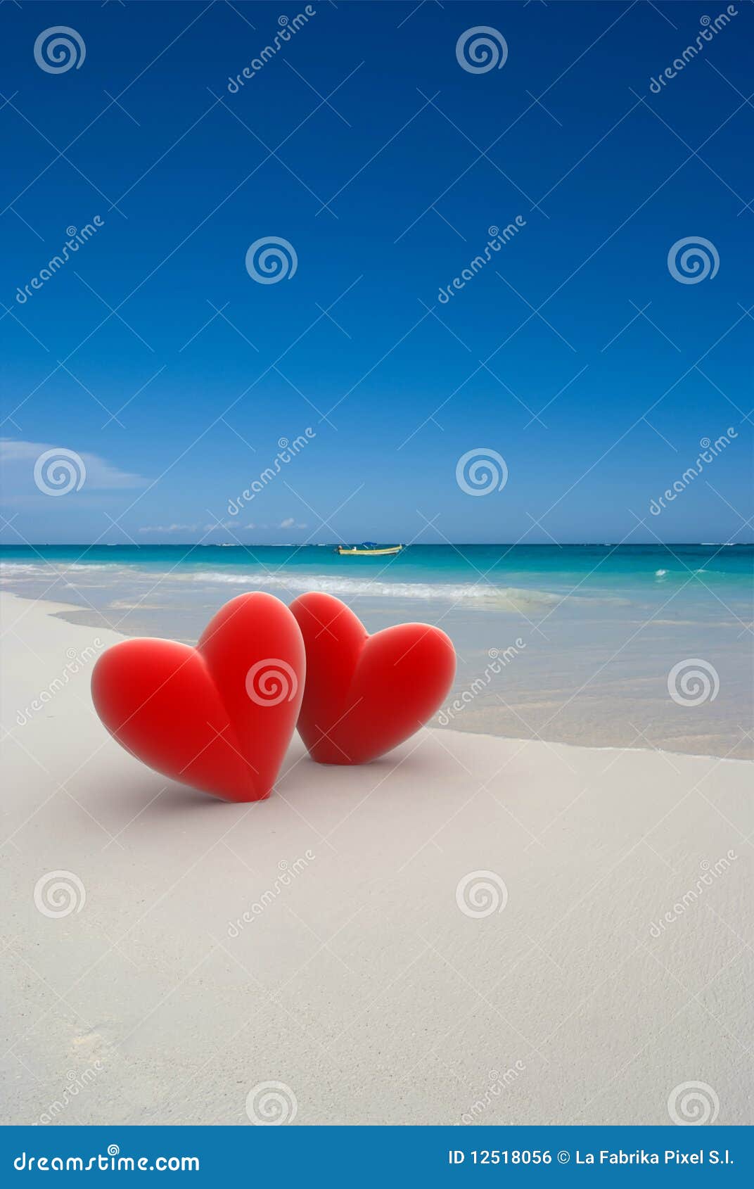 Love at the beach stock photo. Image of beach, honeymoon 12518056