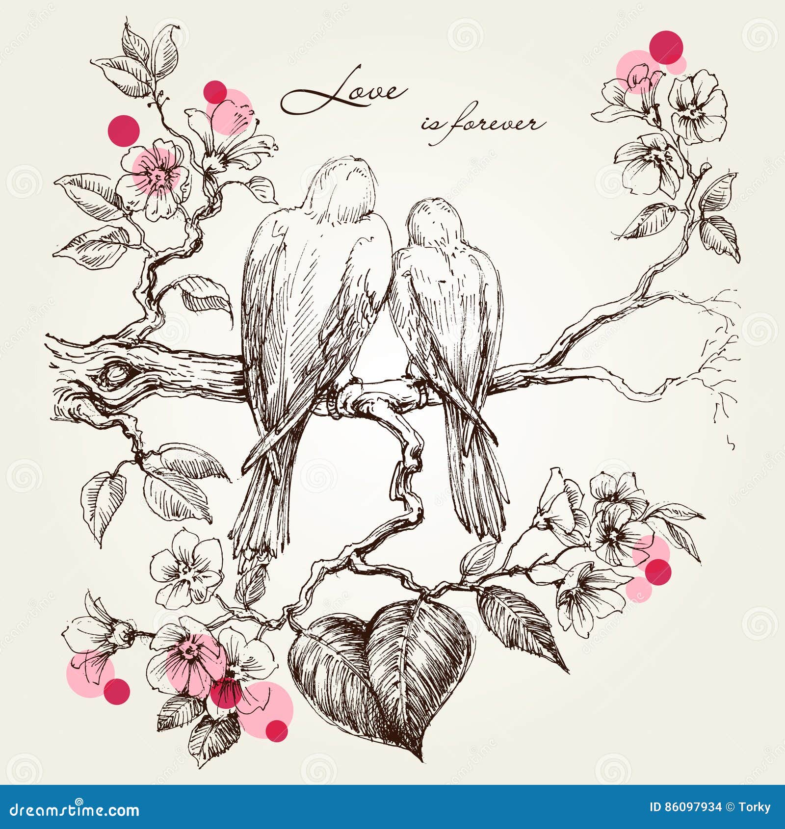 Baby Love Birds - Carol Zeock Artwork - Drawings & Illustration, Animals,  Birds, & Fish, Birds, Other Birds - ArtPal