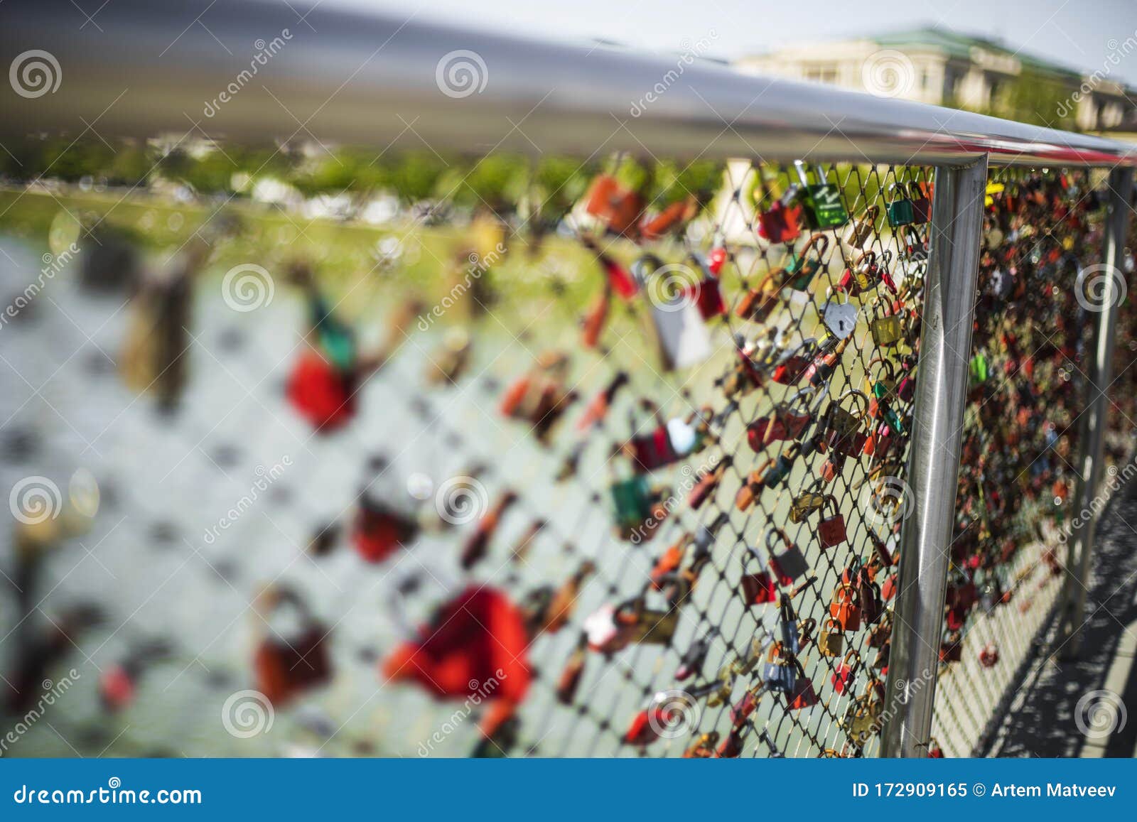 Bridge with Love Lock in Austria. Stock Image Image of couple