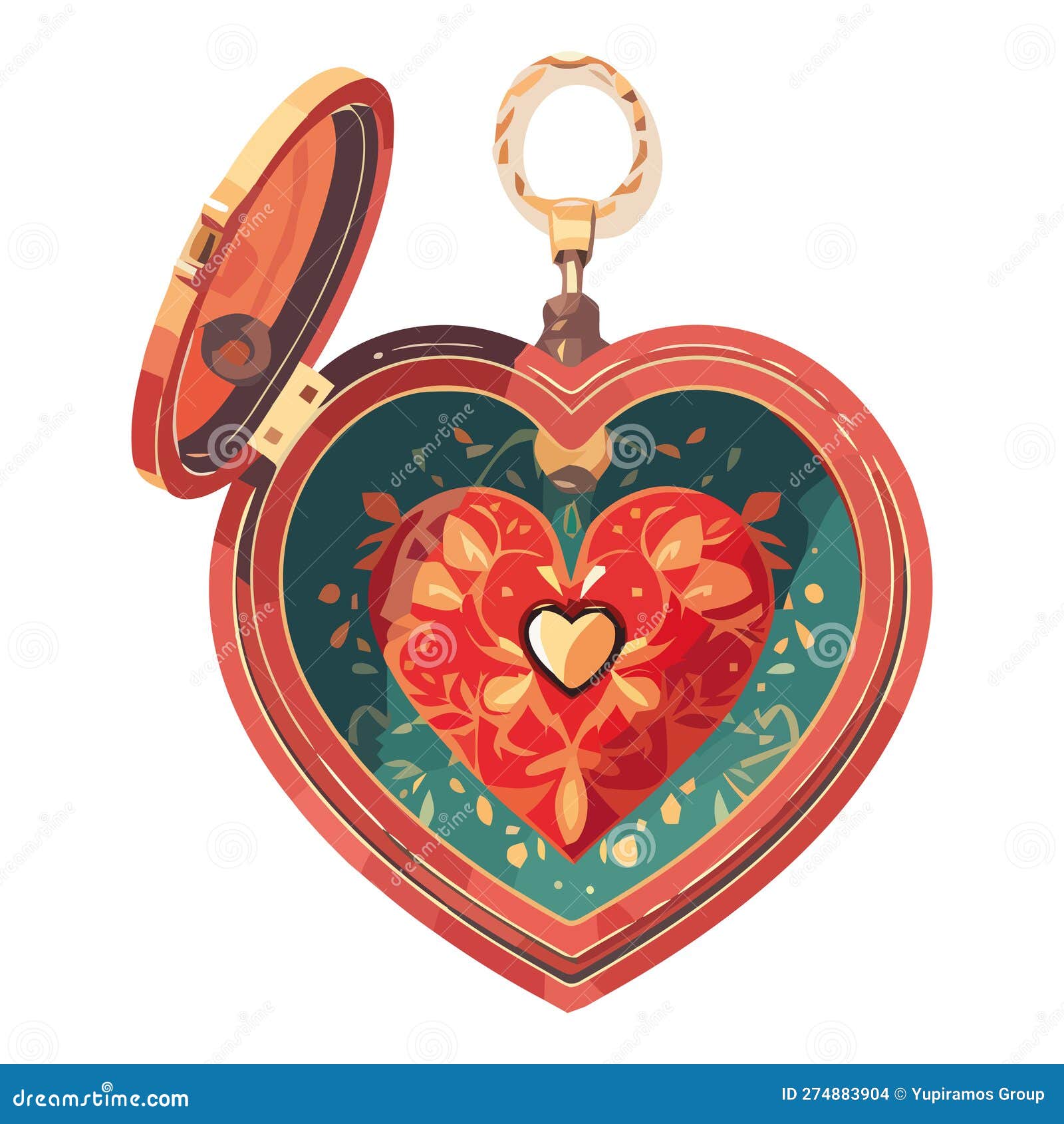 Love Celebration Heart-shaped Clock Ticks Winter Wedding Stock Vector ...