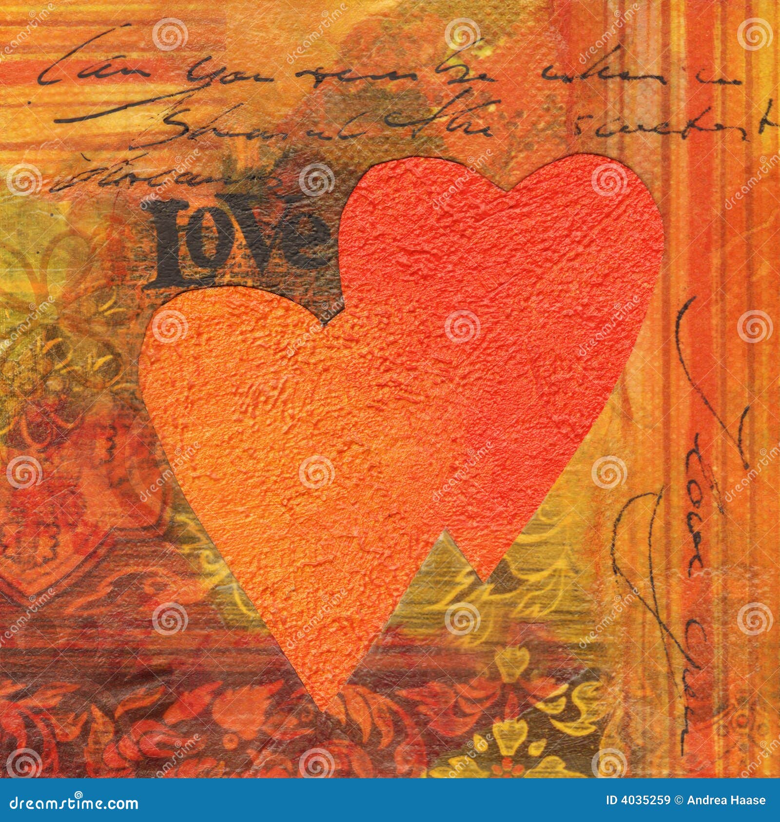 Love Collage stock illustration. Illustration of honeymoon 4035259