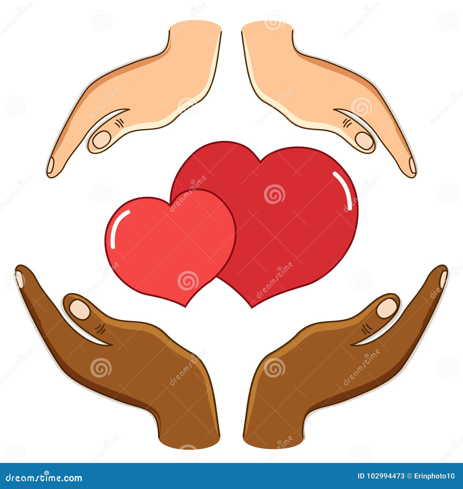 Hands Guard Person Line Icon, Safety Engineering Concept, Hand