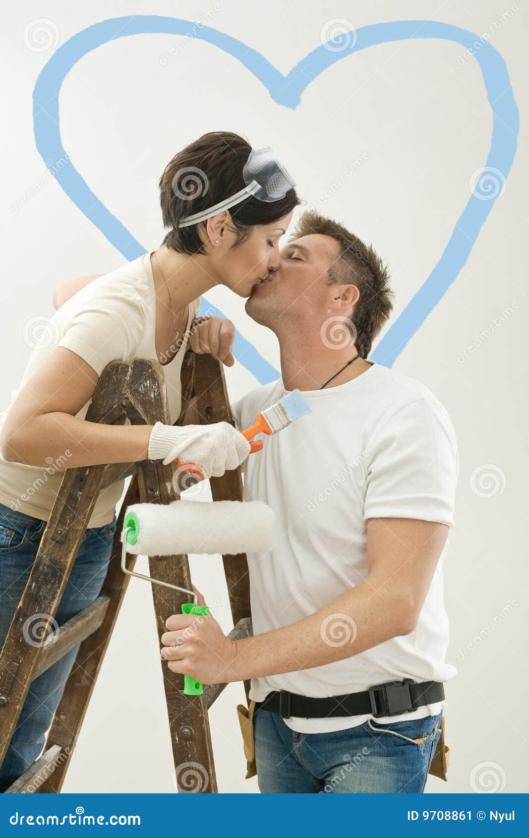 5,143 Couple Ladder Stock Photos - Free & Royalty-Free Stock ...