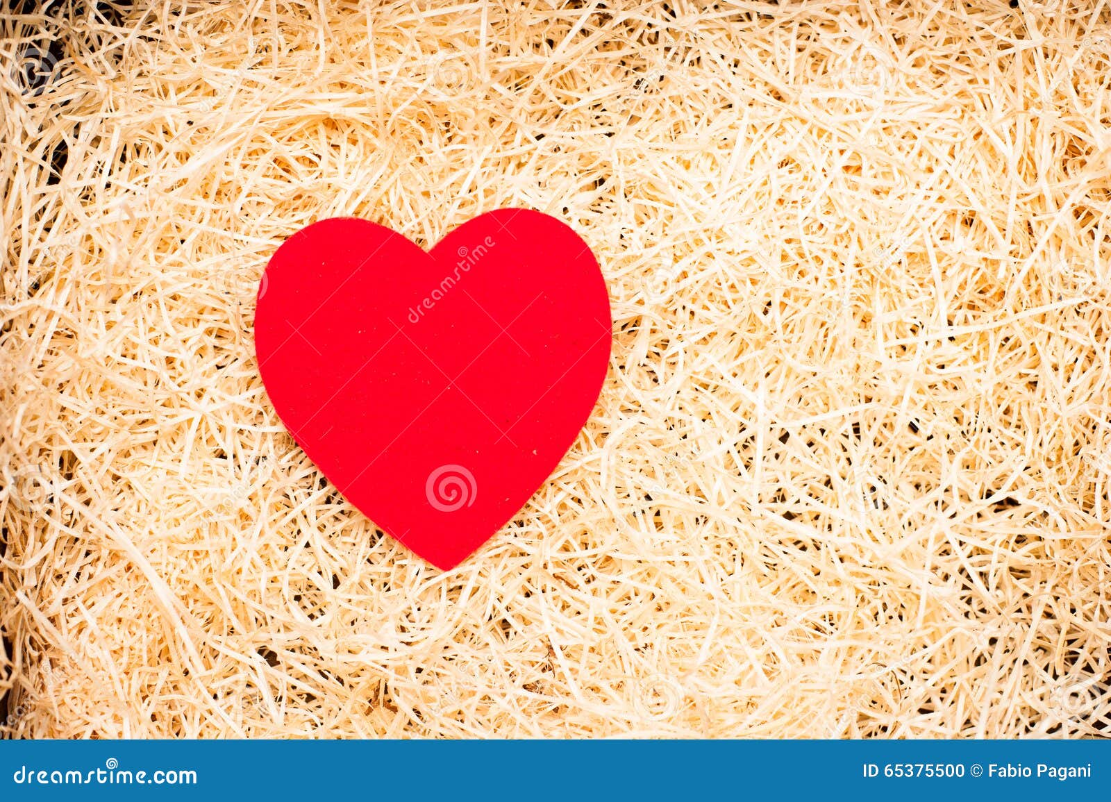 Love Cradle with Red Heart and Straw Stock Photo Image of heart