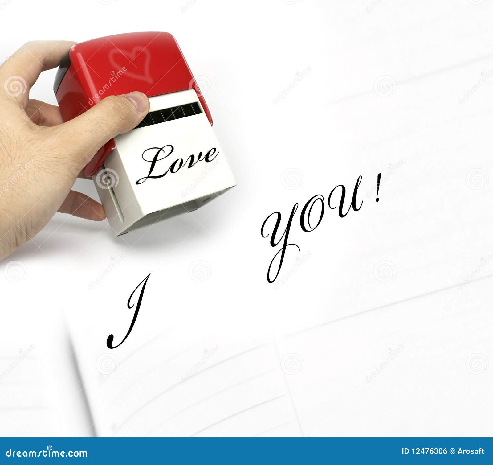 Love declaration stock photo. Image of affection, friendship 12476306