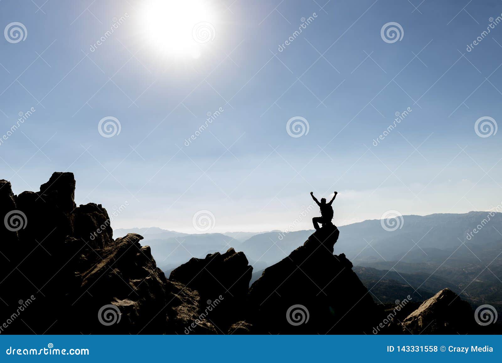 Love of Extreme Nature, Passionate Love and Peaceful Mountains Stock