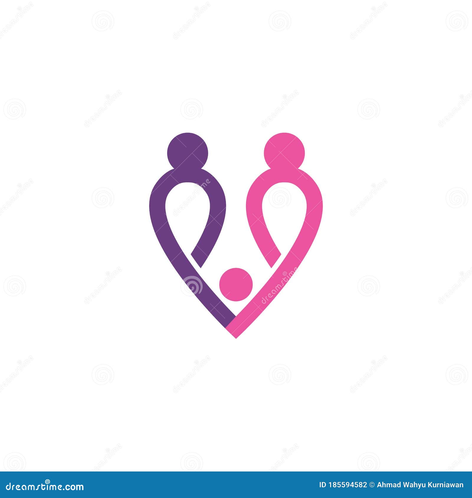 Love Family care Logo stock vector. Illustration of healthy - 185594582