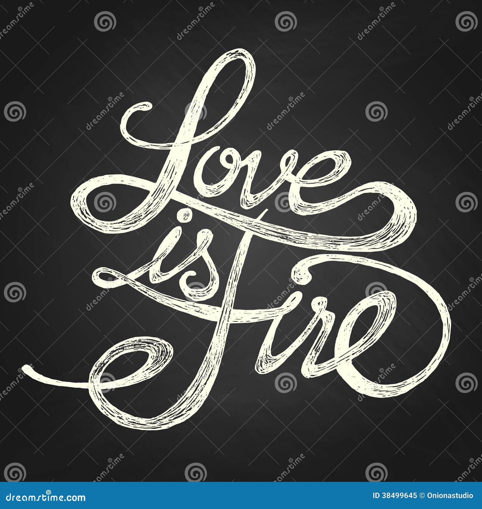 love fire phrase hand drawn quotes white flat drawing chalkboard valentines day topic 38499645