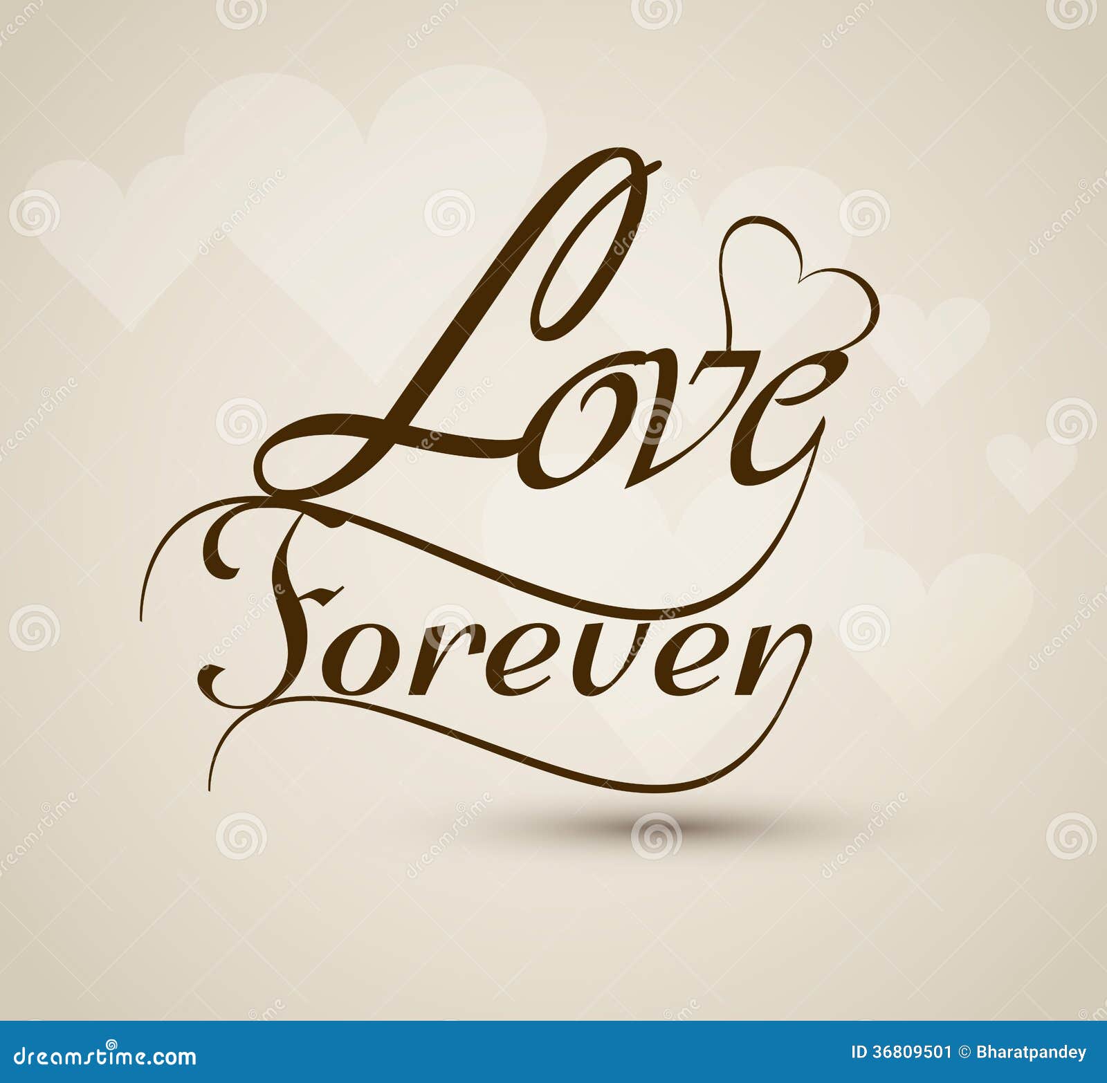 Download Love Forever Stylish Beautiful Text Design Stock Vector ...