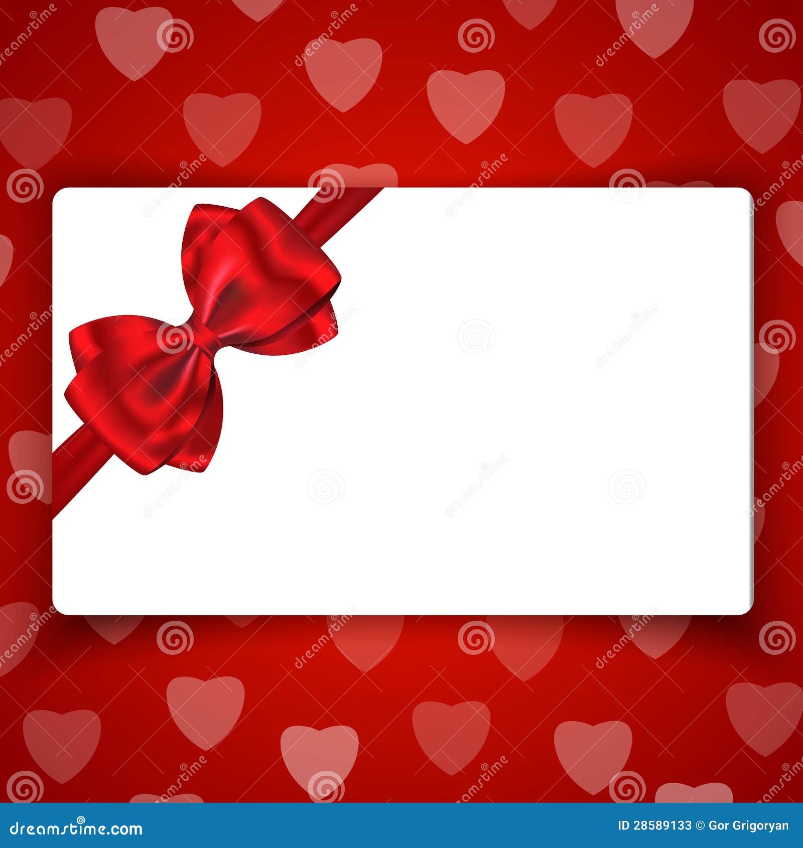 Love Gift Card With Blank Space For Greetings Stock Photos - Image: 285891331300 x 1390
