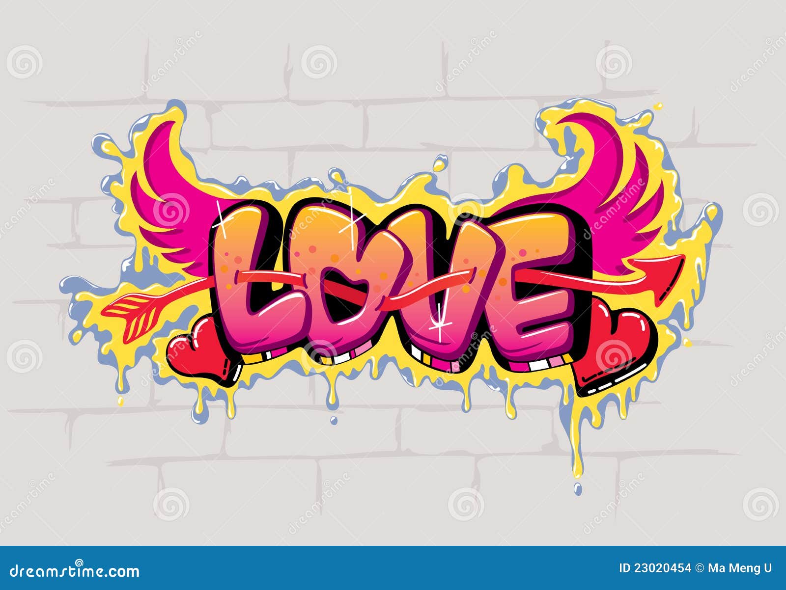 Love Graffiti Stock Illustrations – 9,821 Love Graffiti Stock