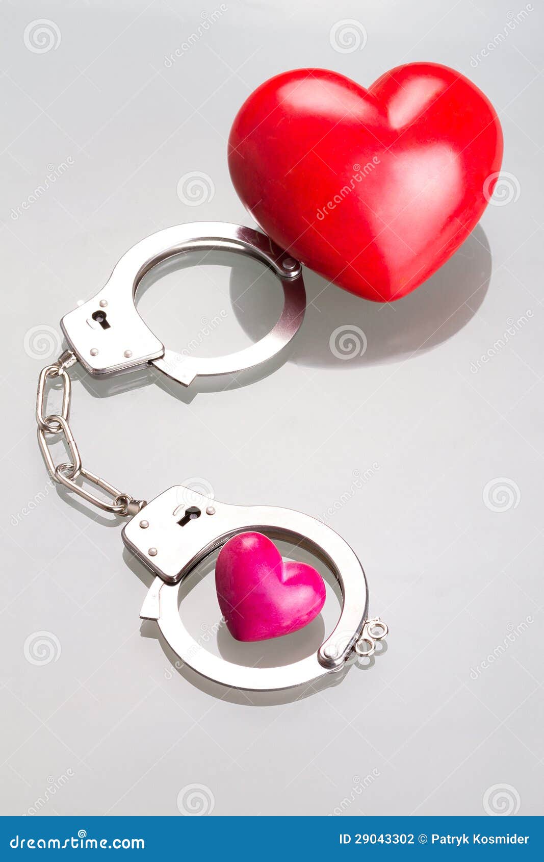 Love in handcuffs stock photo. Image of handcuffs, abstract 29043302