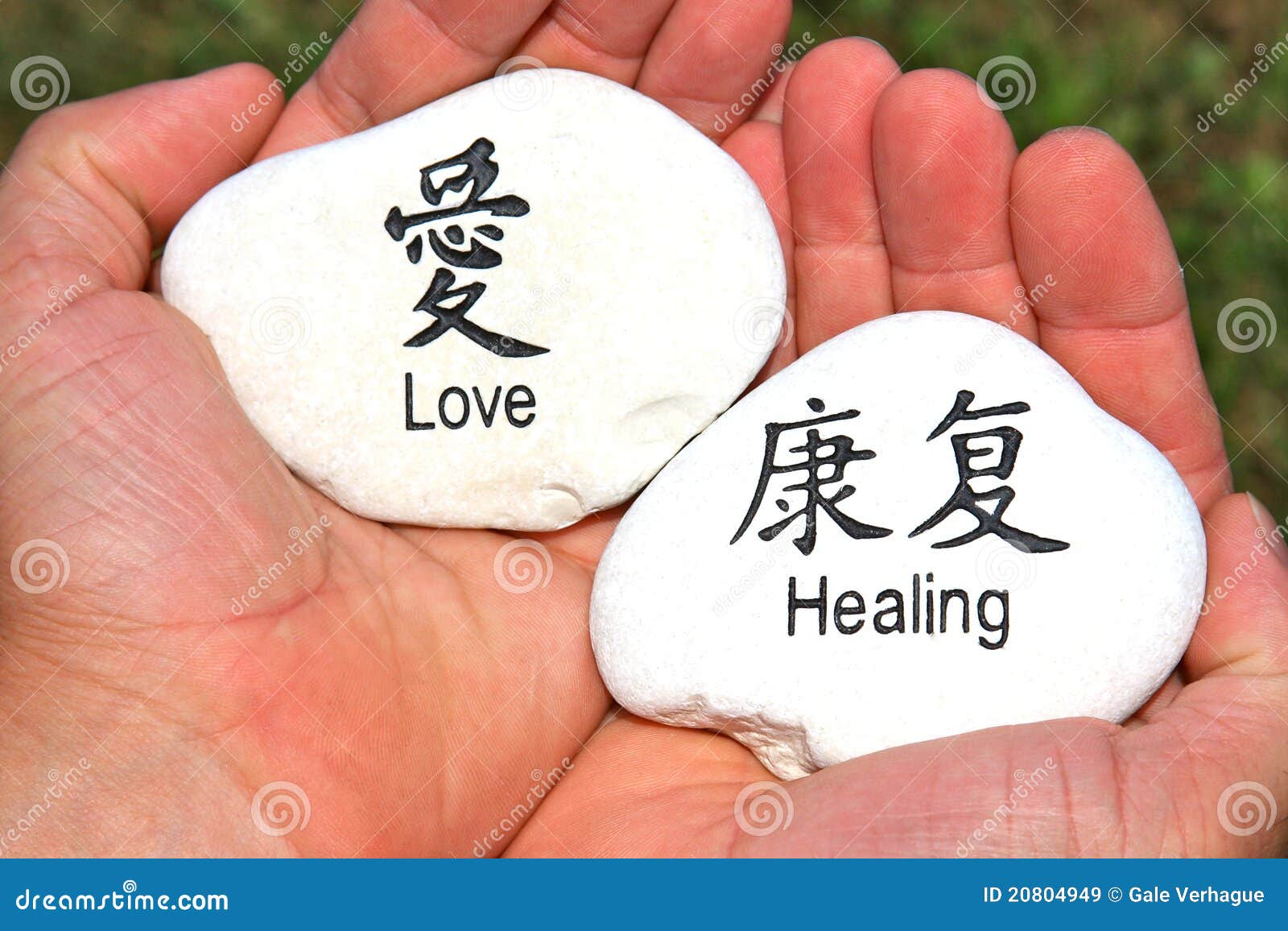 love and healing stones