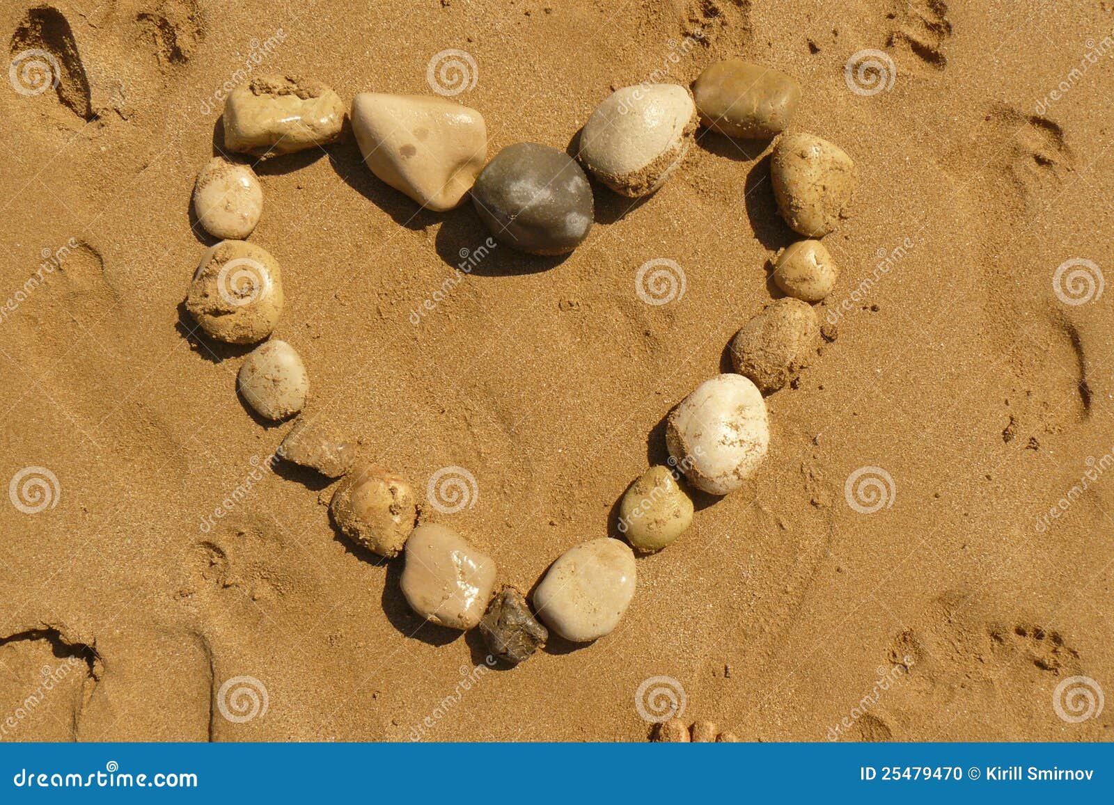 Love Heart from Pebbles on a Beach Stock Photo Image of pebble, heart