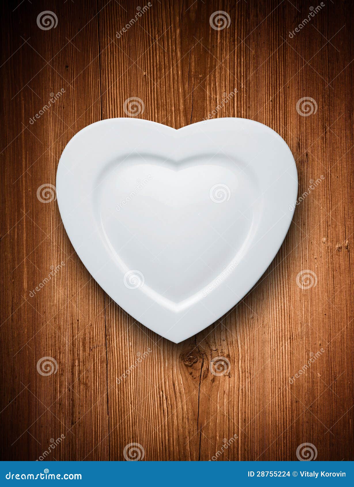 Love heart shaped plate stock photo. Image of decoration 28755224