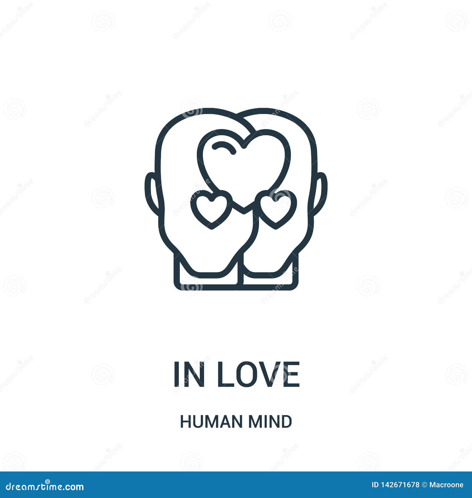 Download In Love Icon Vector From Human Mind Collection. Thin Line In Love Outline Icon Vector ...