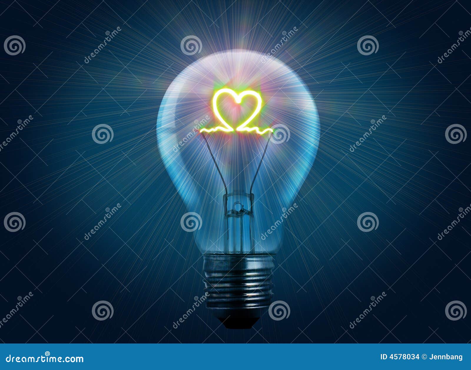 Love light bulb stock illustration. Illustration of romance 4578034