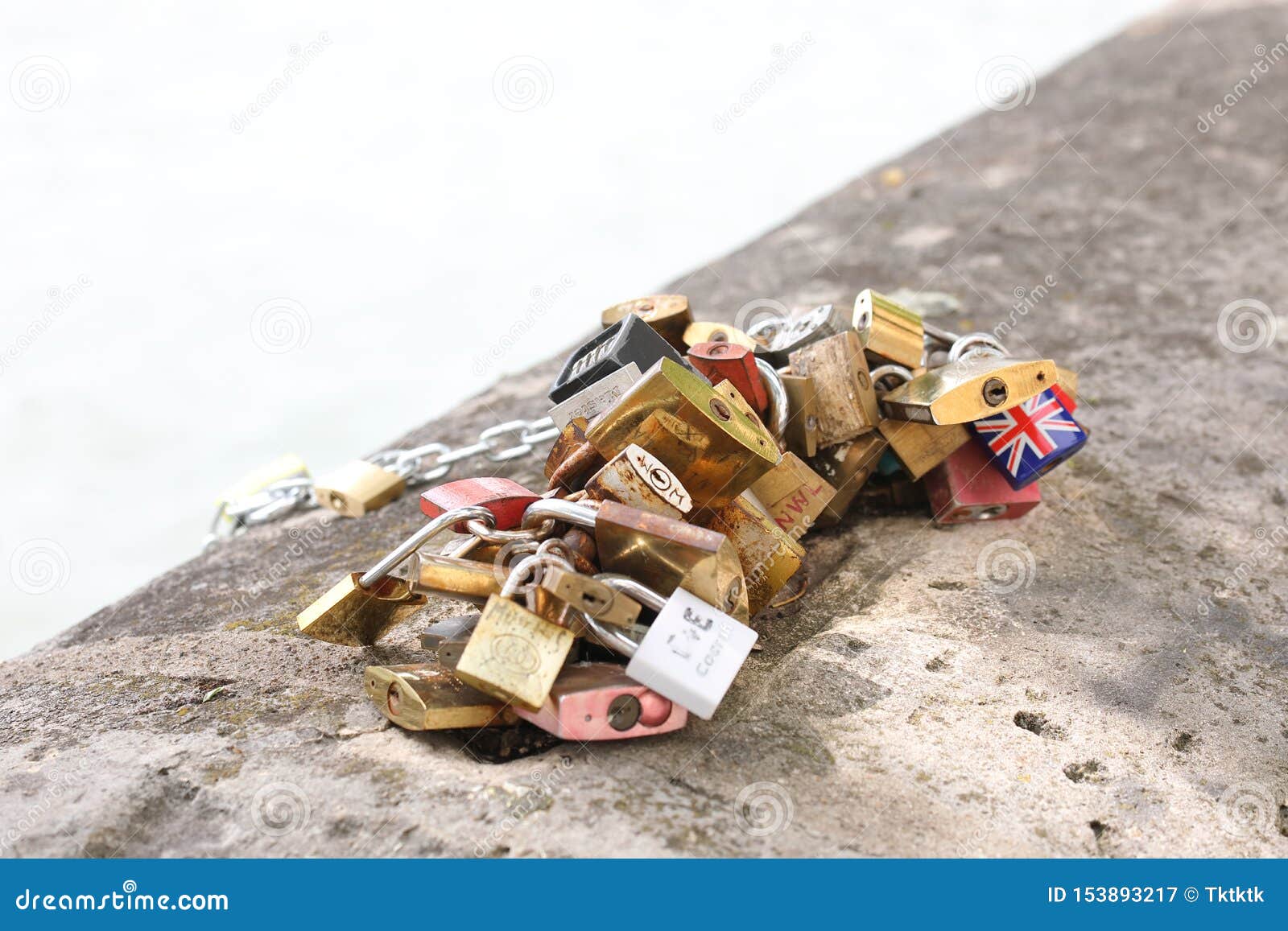 Love Lock Padlock Paris France Editorial Photography Image of tourism