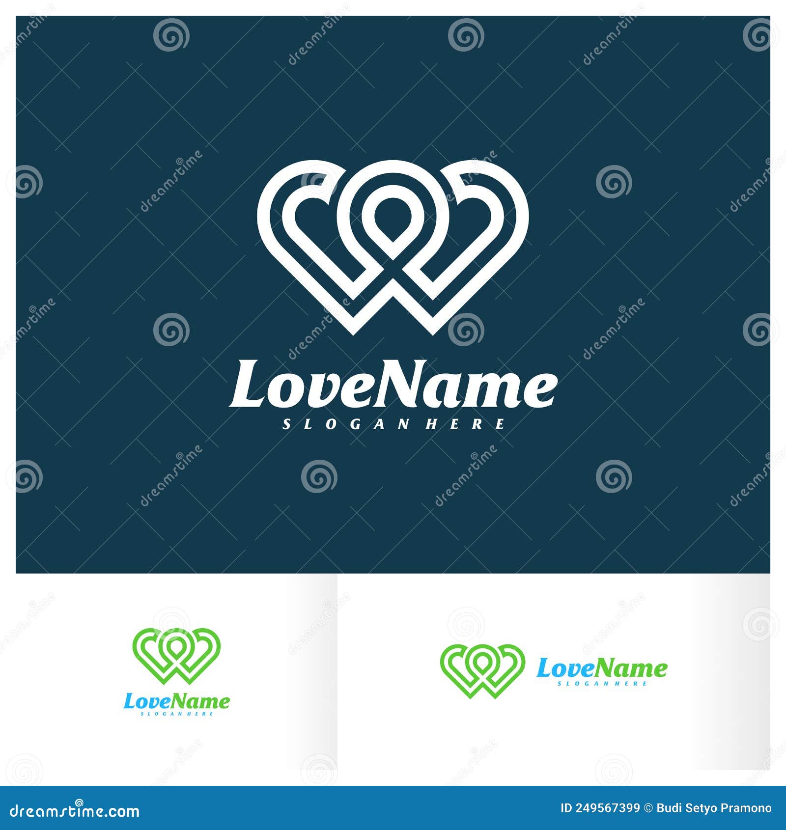 Love Logo Design Vector Template, Creative Love Logo Concepts