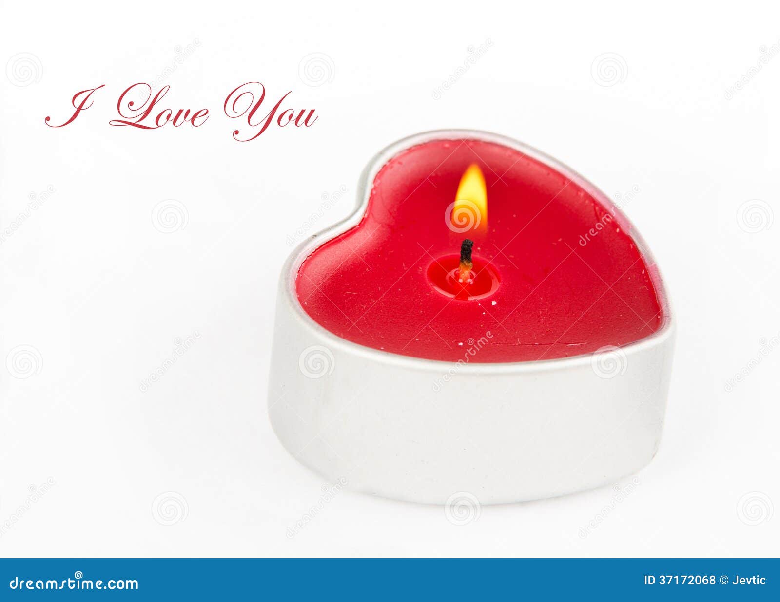 Heart Shaped Message Candle Heart Shaped Message Candle