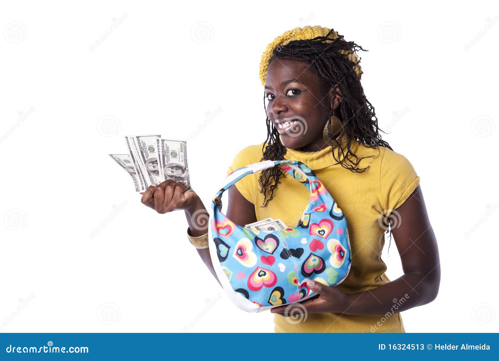 The love for money stock image. Image of female, cash 16324513