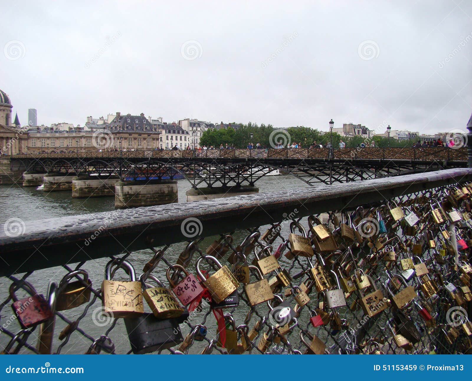 Love Padlocks in Paris editorial stock image. Image of concepts 51153459